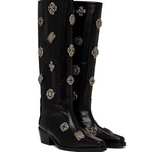 TOGA PULLA SSENSE Exclusive Black Tall Boots